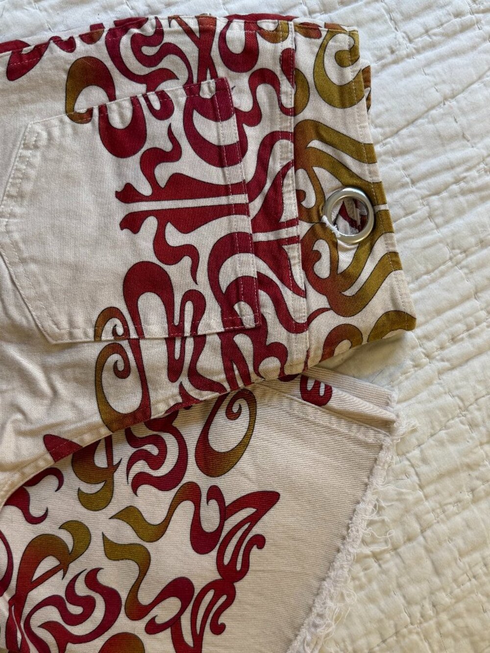 FUNKY PRINTED LOWRISE PANTS